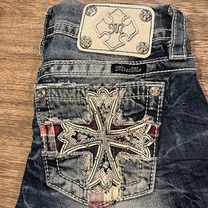 COPY - Miss Me Signature Boot Cut Slim Jeans Pants